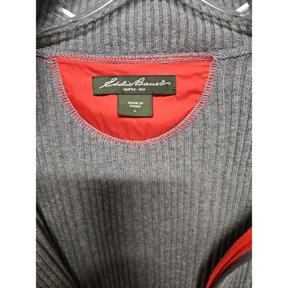 Eddie Bauer Men's Full Zip Sweater - Picture 6 of 8